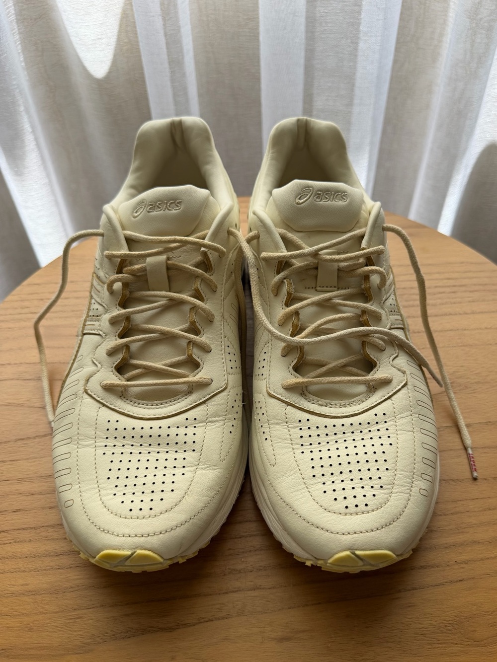 ASICS GEL-QUANTUM 360 Leather Sneakers Cream Men’s 11.5 EU 46